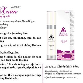 Tinh chất Kiều Xuân serum dưỡng da giảm nám tàn nhang