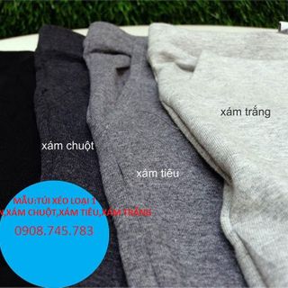 QUẦN LEGGING 2 TÚI XÉO  MÀU XÁM CHUỘT