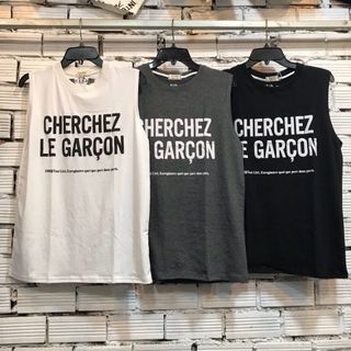 ÁO TANKTOP IN CHỮ NỔI- cotton