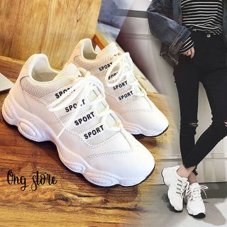 Giày thể thao nữ chữ sport