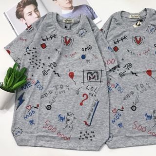 ÁO THUN NGẮN TAY NAM NỮ IN NHIỀU HỌA TIẾT