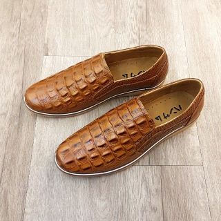 Giày lười Hansamu - AL da cá sấu đế thời trang