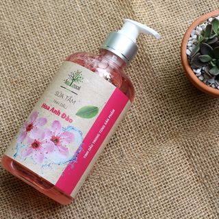 Sữa Tắm Tinh Dầu Hoa Anh Đào Amegreen 600ml