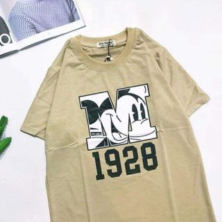 ÁO THUN NAM NỮ IN M MICKEY 1928