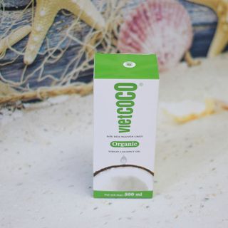 Dầu Dừa Nguyên Chất Mỹ Phẩm VietCoco 500ml Vòi Xịt