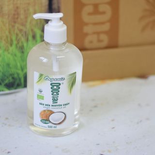 Dầu Dừa Nguyên Chất Mỹ Phẩm VietCoco 500ml Vòi Xịt