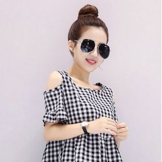 Đầm Xòe Cổ Trái Tim MS 167