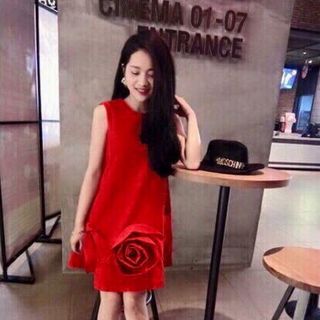 Đầm 3 Hoa Hồng MS 108