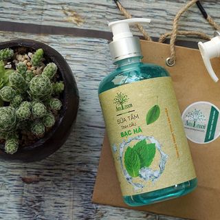 Sữa Tắm Tinh Dầu Bạc Hà Amegreen 600ml