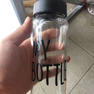 Bình thuỷ tinh My Bottle in chữ nhiều màu