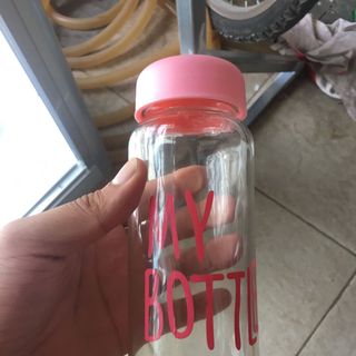 Bình thuỷ tinh My Bottle in chữ nhiều màu