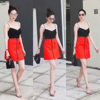 Bộ Áo Và Váy Ngọc Trinh MS 84