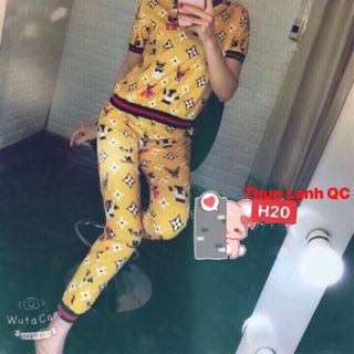 BỘ MẶC NHÀ HỌA TIẾT