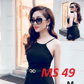 Đầm Bay Xẻ Lai Ren Quyến Rũ