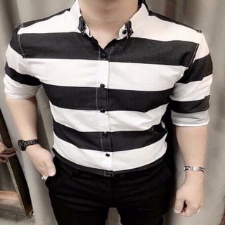 Sơ mi sọc ngang