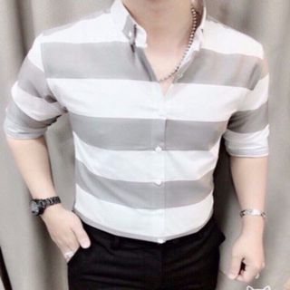 Sơ mi sọc ngang