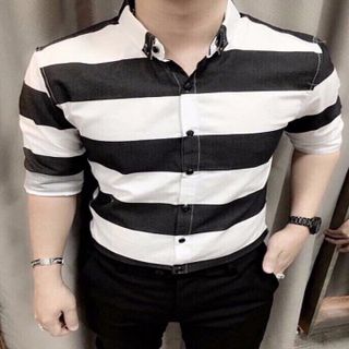 Sơ mi sọc ngang