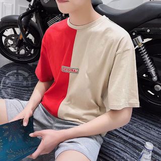 Áo thun phối màu