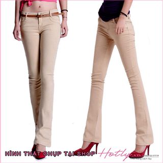 Quần KAKI lưng cao ống loe cực kỳ quý phái 100 - 91100