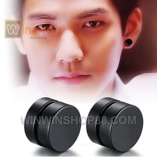 Bông tai nam châm inox 10mm NC108