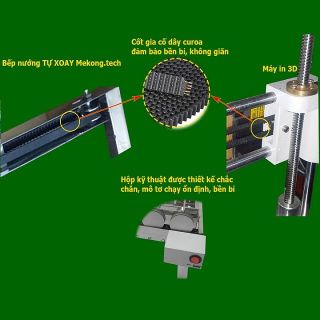Bếp nướng than hoa TỰ XOAY V2