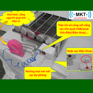 Bếp Nướng Than Hoa Tự xoay V1 Bếp Nướng Than Hoa