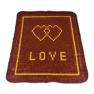 CHIẾU TRE - CHIẾU TRÚC HẠT ĐEN CÓ VIỀN 120 x 190cm
