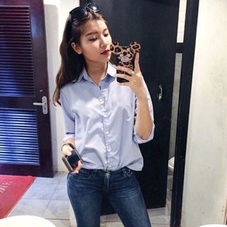 ÁO SƠ MI NỮ TRƠN DÀI - CỘC