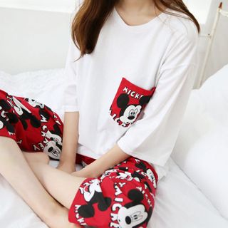 Đồ bộ mặc nhà chuột Mickey xinh xắn cá tính-120 - 88120