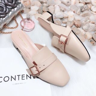 giày dục gót vuông chất da đẹp