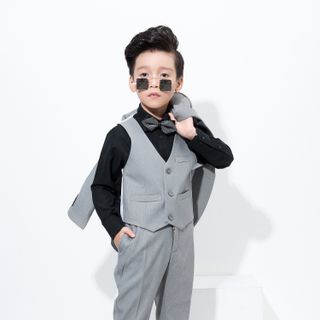 Bộ vest trẻ em bé trai xuất Hàn BV02
