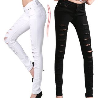 Quần jean rách nữ cá tính năng động dễ dàng phối đồ 107 - 91107