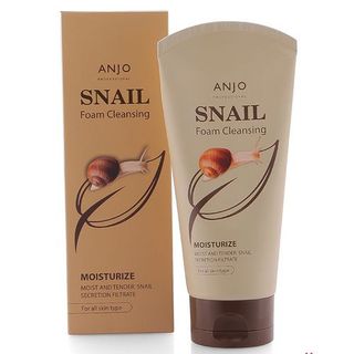 SỮA RỬA MẶT DƯỠNG ẨM TỪ ỐC SÊN ANJO SNAIL FOAM CLEANSING 150ML