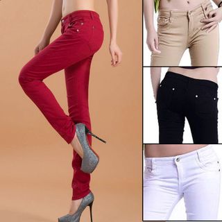 Quần kaki dáng chuẩn co giản thoải mái cho nàng tự tin dạo phố - 108 - 91108