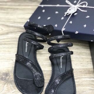giày sandal cổ xoắn