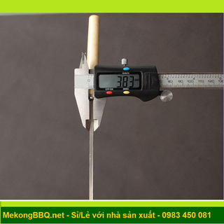 Xiên inox chuôi Chống gỉ an toàn thực phẩm xiên thịt