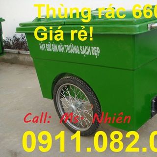 Nơi bán thùng rác 120 lít 240 lít 660 lít giá rẻ Vĩnh long-