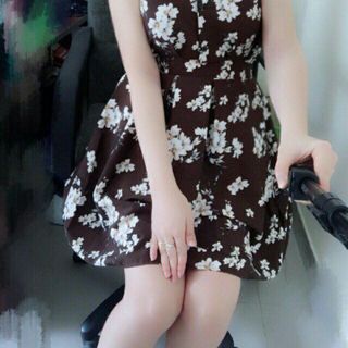 SET ĐẦM HOA KÈM QUẦN 001