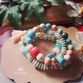 Nhà Cây - Vòng tay phong cách bohemian cả set 4 dây rời