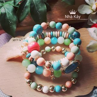 Nhà Cây - Vòng tay phong cách bohemian cả set 4 dây rời