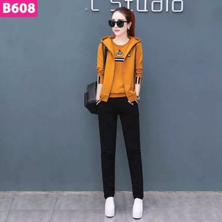 sét bộ 3 món kèm áo khoác