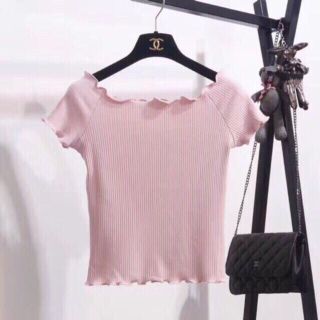 Áo croptop thun gân