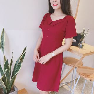 Đầm cổ lá - Gia công và bán sỉ
