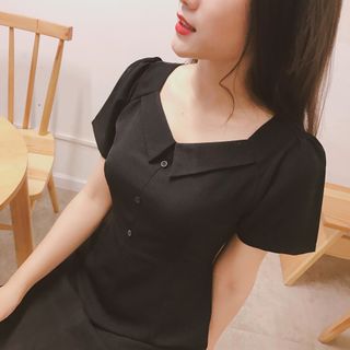Đầm cổ lá - Gia công và bán sỉ