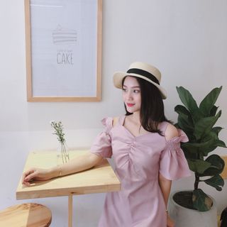 Đầm sọc nhún- Gia công và bán sỉ