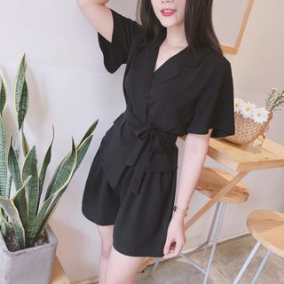 Set quần áo cổ vest - gia công và bán sỉ