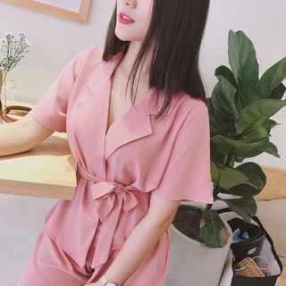 Set quần áo cổ vest - gia công và bán sỉ