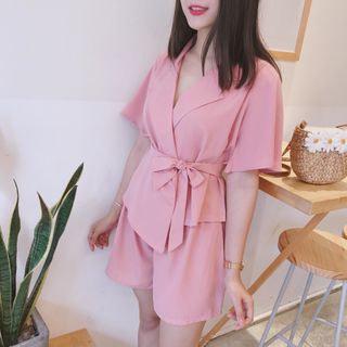 Set quần áo cổ vest - gia công và bán sỉ