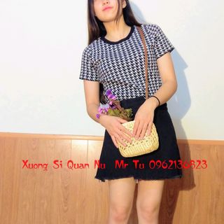 Len Quảng Châu chấm đen trắng