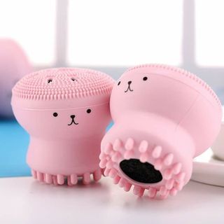 Cọ rửa mặt và massage bạch tuộc